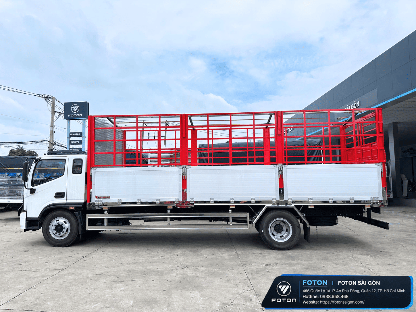 FOTON AUMARK S90 THÙNG BẠT BỬNG NHÔM